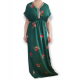 Djellaba Femme printemps fleurs brodées