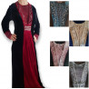 Robe orientale velours et strass 2 tons