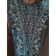Robe orientale velours et strass 2 tons