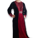 Robe orientale velours et strass 2 tons