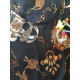 Robe longue orientale style boho chic et pompons