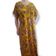Robe longue orientale style boho chic et pompons