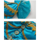 Costume de princesse indienne top + pantalon satin