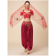 Costume de princesse indienne top + pantalon satin