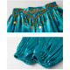 Costume de princesse indienne top + pantalon satin