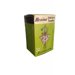Henné poudre Sahara Tazarine 100g cheveux - Boite verte