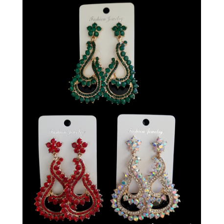 Boucles d'oreilles orientale 