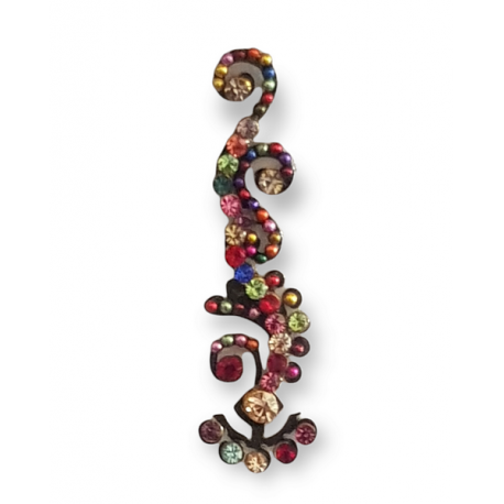 Bindi indien de luxe multicolore