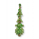Bindi indien de luxe vert clair