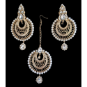 Ensemble Tikka et Boucles d'oreilles bollywood 