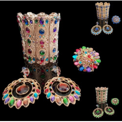 Coffret cadeau Parure Bijoux Orientaux 3 pièces