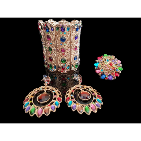 Coffret cadeau Parure Bijoux Orientaux 3 pièces