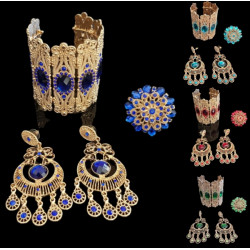 Coffret cadeau bijoux orientaux couleur or