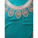 Djellaba long décor de perles et strass