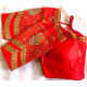 Choli indien brodé et perlé
