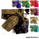 Choli Blouse Sari finition dorée