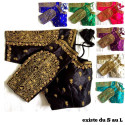 Choli Blouse Sari finition dorée