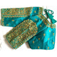 Choli Blouse Sari finition dorée