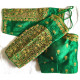 Choli Blouse Sari finition dorée