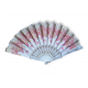 Eventail espagnol motif papillons dorées