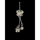 Piercing de nombril fantaisie papillon strass