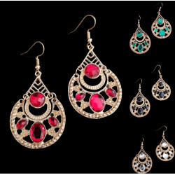 Boucles d'oreilles fantaisie indiennes