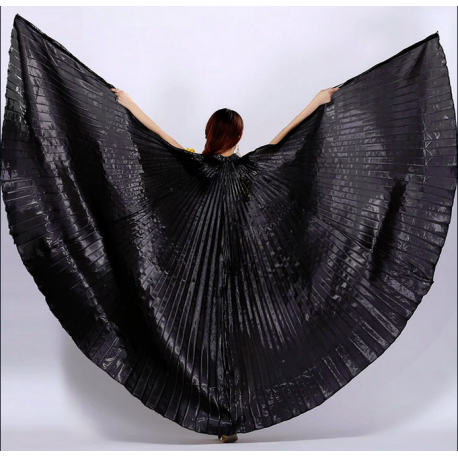 Ailes d'isis de danse orientale noir