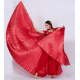 Ailes d'isis de danse orientale rouge opaque