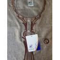 Qamis homme premium uni broderie assortie