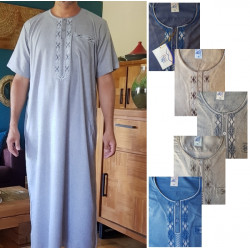 Qamis homme léger et soyeux