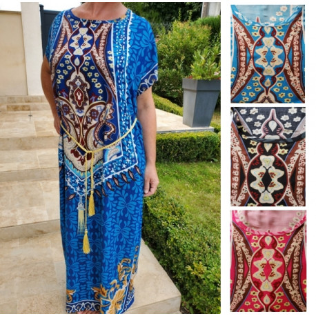 Robe orientale boho femme décor Provence