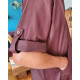 Qamis homme moderne couleur unie