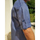 Qamis homme moderne couleur unie