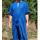 Qamis homme moderne couleur unie