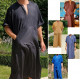Qamis homme moderne couleur unie