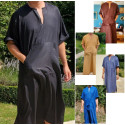 Qamis homme moderne couleur unie