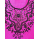 Djellaba femme de maison galon noir et strass