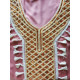 Robe longue chic bohême pompons