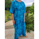 Robe orientale style délavé 100% coton