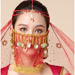 Cache visage de danse orientale / Bollywood