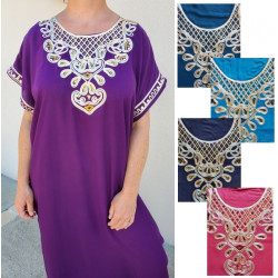Robe légère d'été style oriental femme