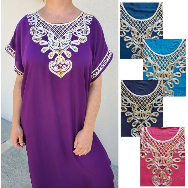 Robe légère d'été style oriental femme