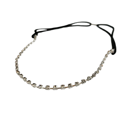 Headband strass argenté mariage