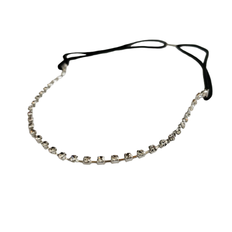 Headband strass argenté mariage