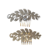 Peigne cheveux strass spirale de feuilles