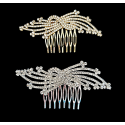 Ornement de cheveux strass 