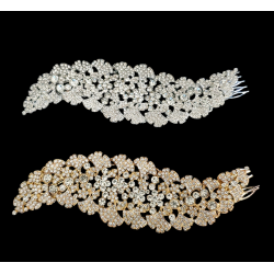 Barrette cheveux mariage luxe 