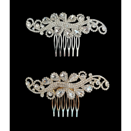 Barrette à cheveux strass 