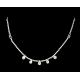 Bijou de front strass argenté