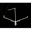 Bijou de tête strass argent